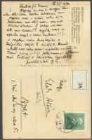 1925 Petrovics Elek művészettörténész saját kézzel írt képeslapja Elek Artúrnak