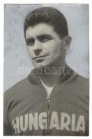 cca 1960 Dr. Fenyvesi Máté (1933) válogatott labdarúgó, 9x6cm