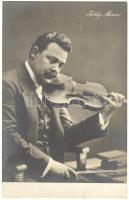 1917 Zöldy Marci prímás dedikált fotólapja HOfmann Sándor főhadnagynak