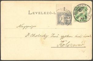 1909 Thirring Gusztáv földrajztudós saját kézzel írt tabáni részletet ábrázoló képeslapja Cholnoky J...