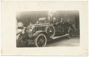 cca 1920 Kocsizás előtt, automobil fotója, 9x14cm