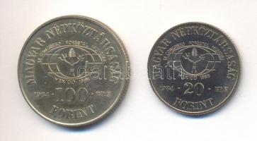 1985. 20Ft + 100Ft "FAO" pár T:BU