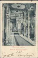 Tiszagyenda, Pusztagyenda Római katolikus templom belső, Divald (EK)