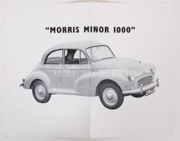 cca 1957 Morris Minor 1000 magyar nyelvű prospektus