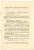 1929 Hadirokkantak, Hadiözvegyek és Hadiárvák Országos Nemzeti Szövetségének alapszabályai, 12p