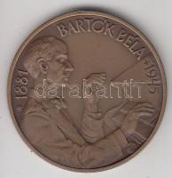 Tóth Sándor (1933-) 1981. "MÉE Szeged / Bartók Béla" Br emlékérem (42,5mm) T:1