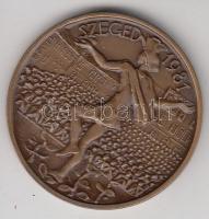 Tóth Sándor (1933-) 1981. "MÉE Szeged / Bartók Béla" Br emlékérem (42,5mm) T:1
