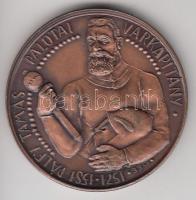 Buda István (1952-) 1987. "MÉE Budapest / Pálfy Tamás Palotai Kapitány" Br emlékérem (42,5mm) T:1