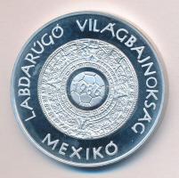 Bognár György (1944-) 1986. "Labdarúgó Világbajnokság Mexikó" ezüstözött Al emlékérem T:PP