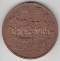 Képíró Zoltán (1944-1981) 1973. "MÉE Kaposvár / 100 éve város Kaposvár" Br emlékérem (42,5...