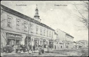 Dunaföldvár Kossuth utca, Somló Manó üzlete (EK)