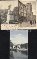 7 db régi lengyel városképes lap