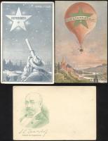 3 db régi, eszperantó képeslap, mind megíratlan