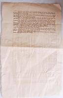 1815 Postaforgalmi díjszabás / POstal taxes order 23x36 cm