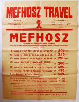 1935 MEFHOSZ utazások plakát 50x70 cm