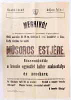 1944 Levente-est plakát 30x40 cm