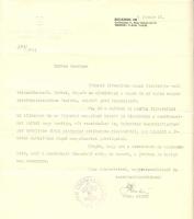 1938 A Cserkészszövetség elnökének aláírt gratuláló levele