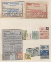 1941-1951 Különböző élelmiszerjegyek