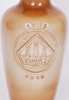 Zsolnay Ganz 1878-1978 emlék váza, jelzett, hibátlan, m:26 cm