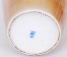 Zsolnay Ganz 1878-1978 emlék váza, jelzett, hibátlan, m:26 cm