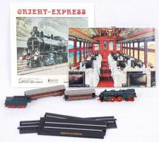 Mini vasút modell, Orient expressz (1:220), eredeti dobozában, magyarázó füzettel