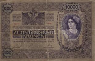 1912. 100K (4x) + 1913. 20K II. kiadás (5x) + 1914. 50K + 1915. 10K (3x) + 1918. 10.000K mindegyik b...