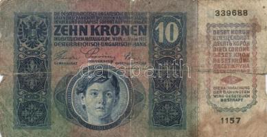 1912. 100K (4x) + 1913. 20K II. kiadás (5x) + 1914. 50K + 1915. 10K (3x) + 1918. 10.000K mindegyik b...