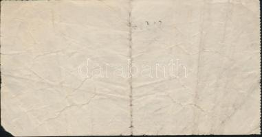 Budapest 1930. "Revíziós Pengő" arcképes változat, kitöltetlen T:III