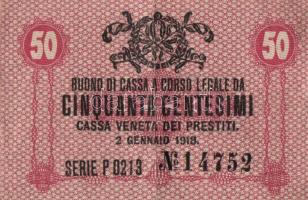 Olaszország/Velence/osztrák-magyar megszállás 1918. 5c + 10c + 50c (2x) + 1L (3x) + 2L (2x) + 10L (2...