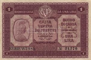 Olaszország/Velence/osztrák-magyar megszállás 1918. 5c + 10c + 50c (2x) + 1L (3x) + 2L (2x) + 10L (2...