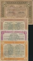 Montenegro/Cetinje 1917. K.u.K. utalvány 1, 5, 10, 50 perperről T:III,III-,IV
Montenegro/Cetinje 191...