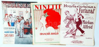 cca 1910 4 db kotta szép címlapokkal