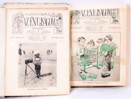 1929 Az én újságom. Képes gyermeklap, teljes év, több lap szakadt, gyűrött