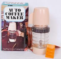 Retro úti kávéfőző, eredeti dobozában, m:21 cm