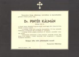 1940-1948 Községi orvosi gyászjelentés, receptek, kivágások