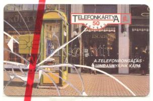 1993 Telefonrongálás használatlan telefonkártya