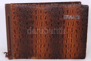 1939 Táncpalota házi készítésű album fellépők képeivel kivágásokkal és fotókkal