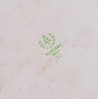 Hollóházi porcelán plakett "Kiváló szervezeti munkáért" felirattal, jelzett, hibátlan, d:1...