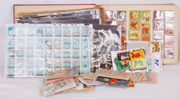 Nagy magyar gyufacímke gyűjtemény kb 4500 darab, részben albumba rendezve 950 db magyar és 130 db külföldi