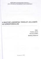 KSH: A magyar lakáspiac területi jellemzői az ezredfordulón. CD melléklettel. Bp., 2004. 168p