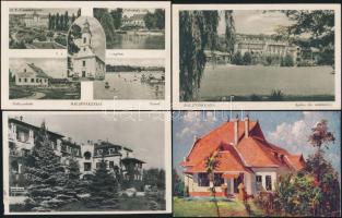 Balatonkenese - 9 db régi városképes lap