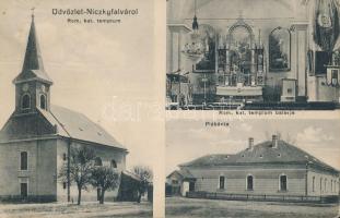 Niczkyfalva, Catholic church and parish (EK)