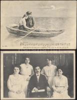 9 db régi, vegyes tematikájú motívumlap