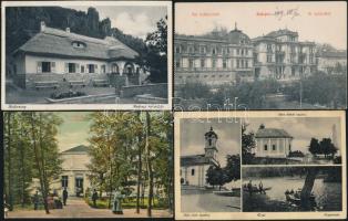 5 db régi városképes lap a történelmi Magyarország területéről