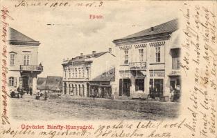 Bánffy-Hunyad mit Kohn Farkas`s Geschäft