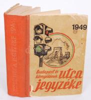 1949 Budapest és környékének utcajegyzéke