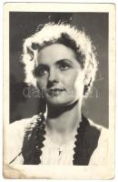 Kállay Alice aláírt fotólap