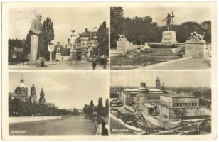 1933 A Ferencváros Labdarúgó csapatának tagjai által aláírt képeslap Münchenből (Toldy Géza, stb)