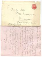 1936 Bródy Lily írónő levele anyjához és egy hozzá írt levél