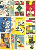 1960-1969 12 db kártyanaptár